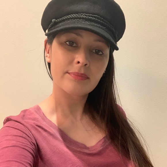 Biker Beret Womens Fashion Hat Wool Cap One Size - Picture 5 of 15